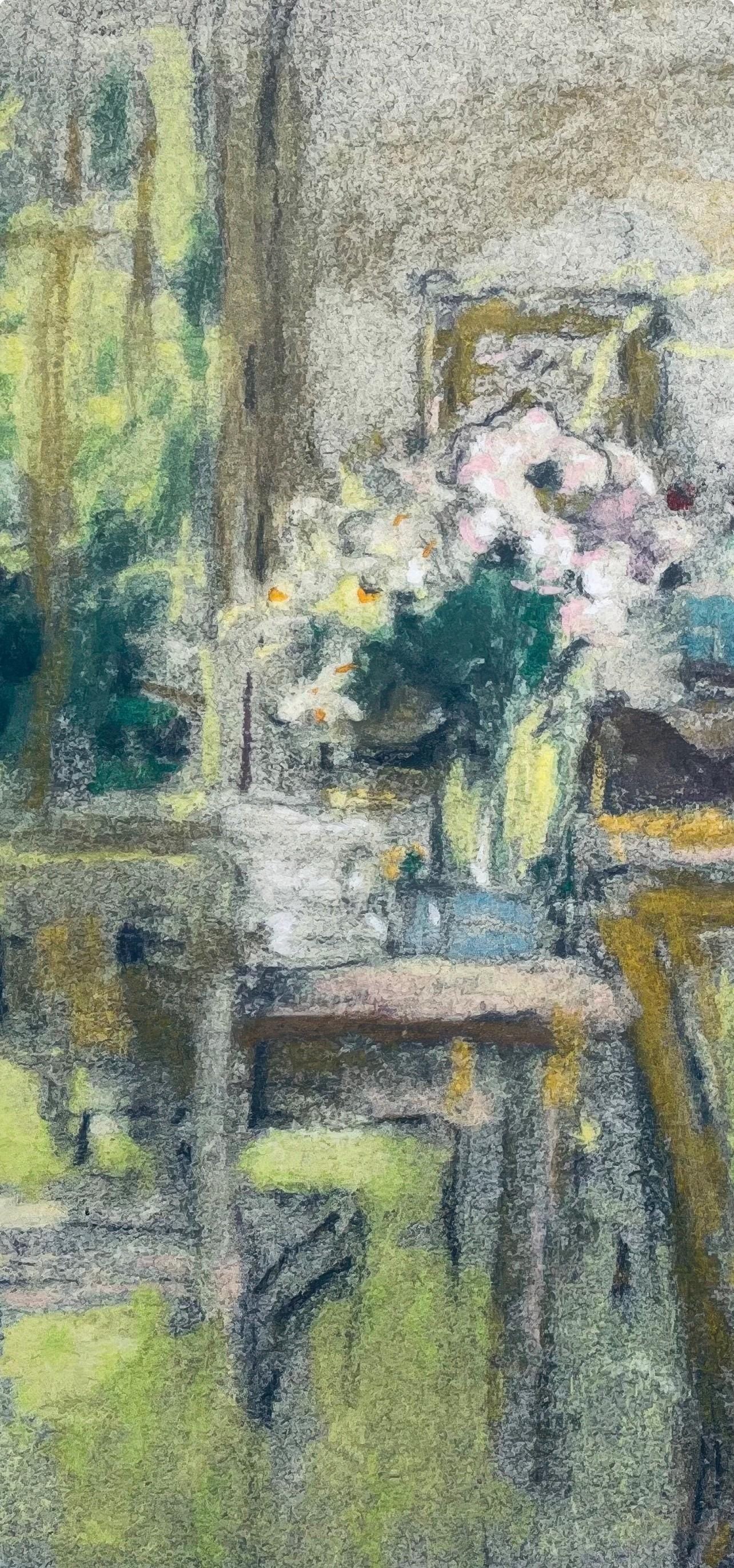 Jean-Edouard Vuillard, The Salon at Clayes, from Vuillard, Twelve Pastels, Lithograph and Pochoir, 1966