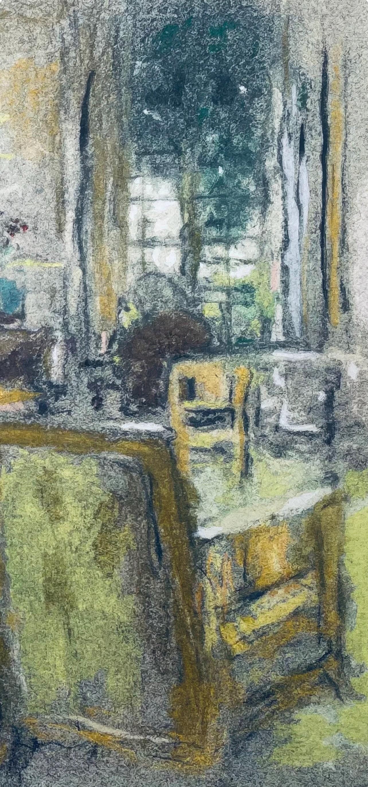 Jean-Edouard Vuillard, The Salon at Clayes, from Vuillard, Twelve Pastels, Lithograph and Pochoir, 1966
