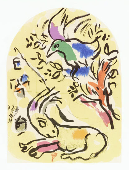 Marc Chagall, Tribe of Naphtali, from The Jerusalem Windows, Lithograph, 1962