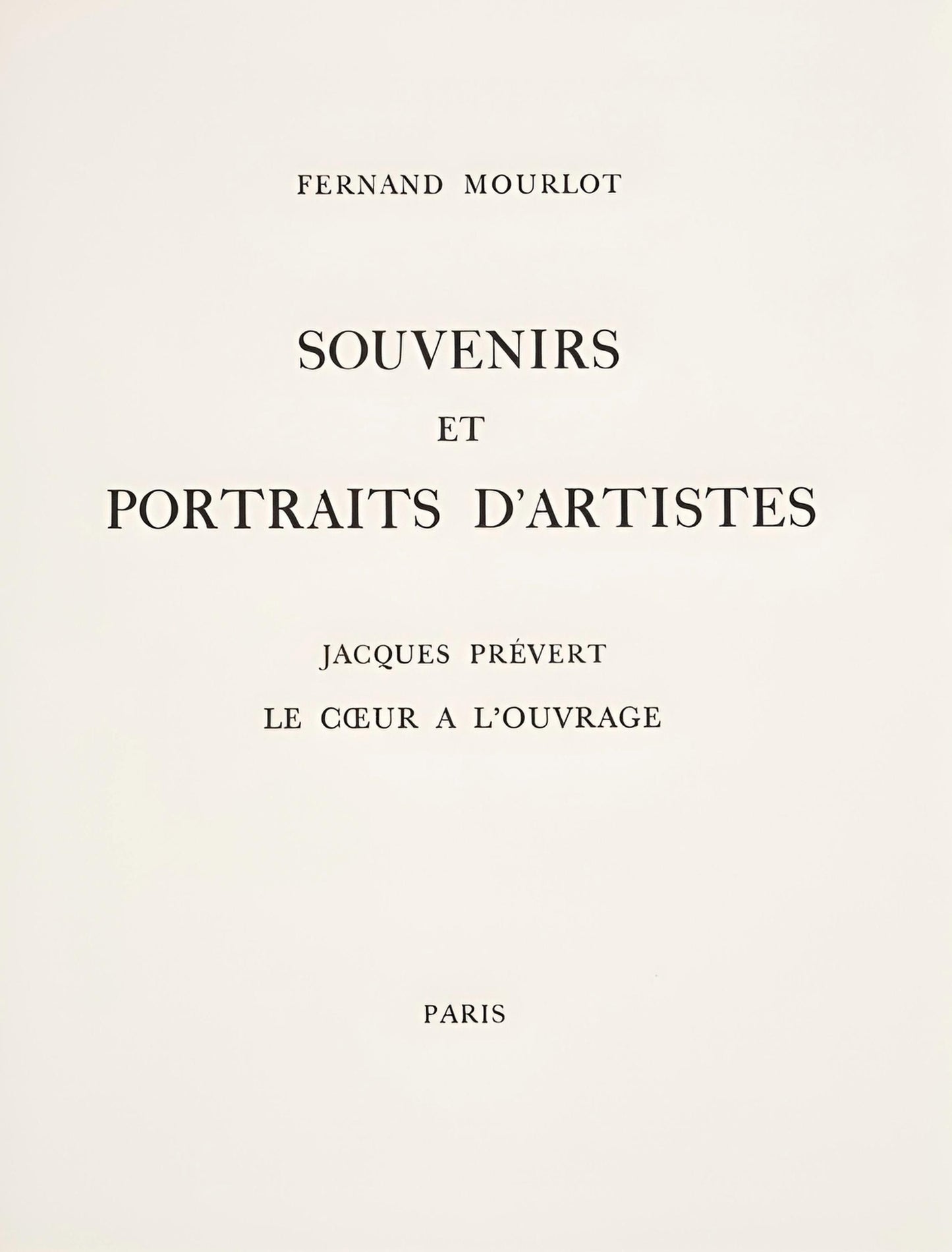 Bernard Cathelin, The Harlequin, from Memories and Portraits of Artists, Lithograph, 1972