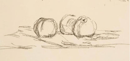Alberto Giacometti, Flowers, from Memories and Portraits of Artists, Lithograph, 1972