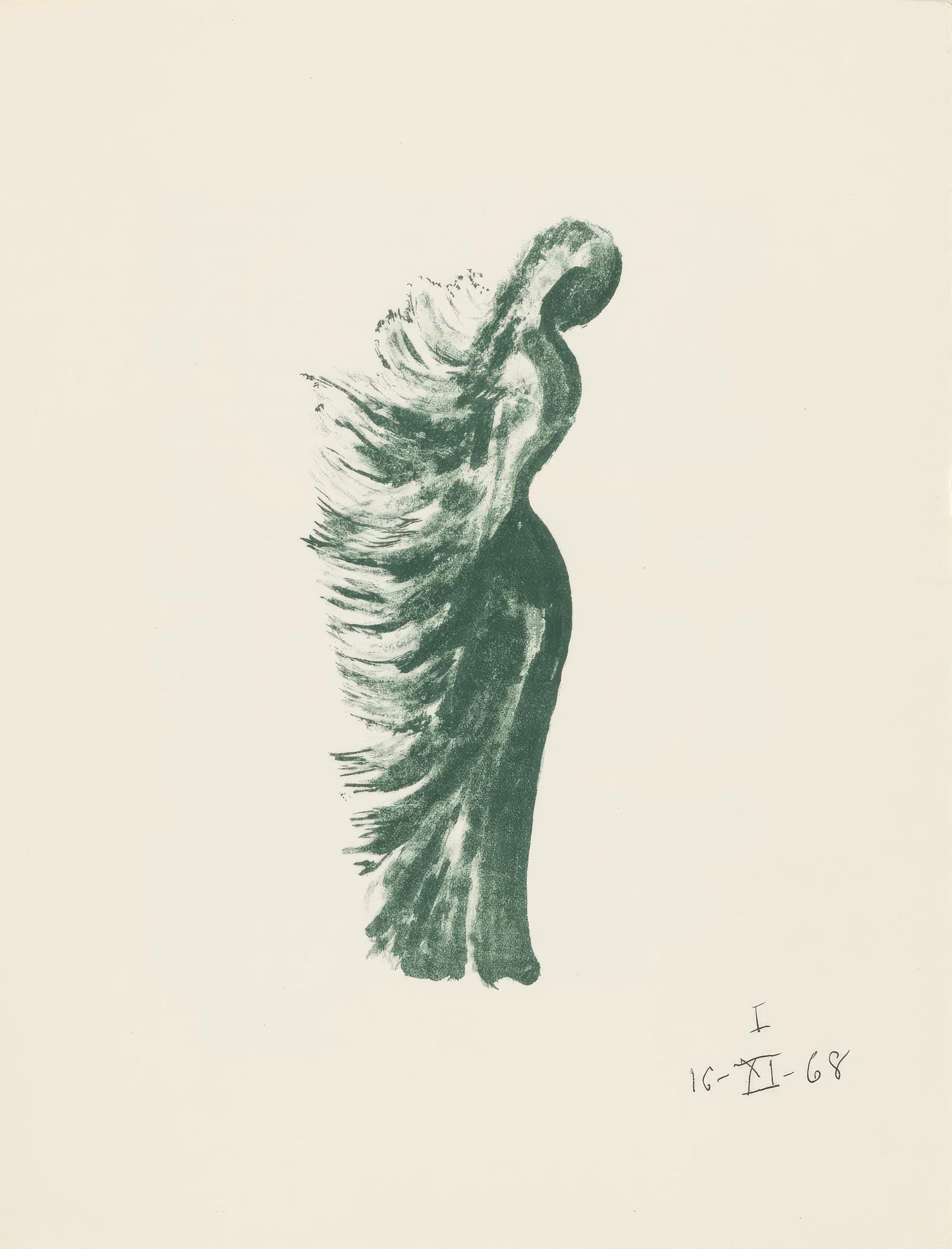 Apelles Fenosa, Tramontane, from Memories and Portraits of Artists, Lithograph, 1972