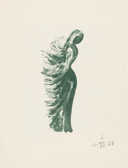 Apelles Fenosa, Tramontane, from Memories and Portraits of Artists, Lithograph, 1972
