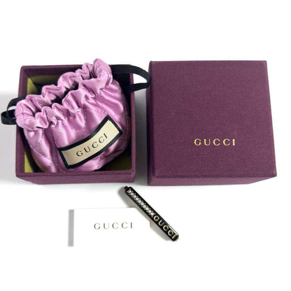 Metal Resin Rhinestone Hair Gucci Pin