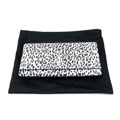 SAINT LAURENT Clutch Bag Leather