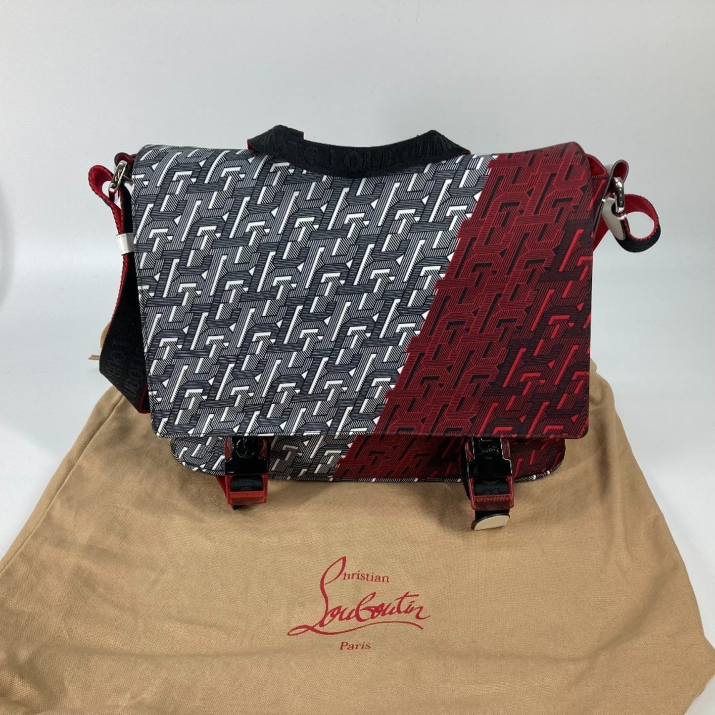 CHRISTIAN LOUBOUTIN Handbag Messenger Bag Shoulder Bag Nylon