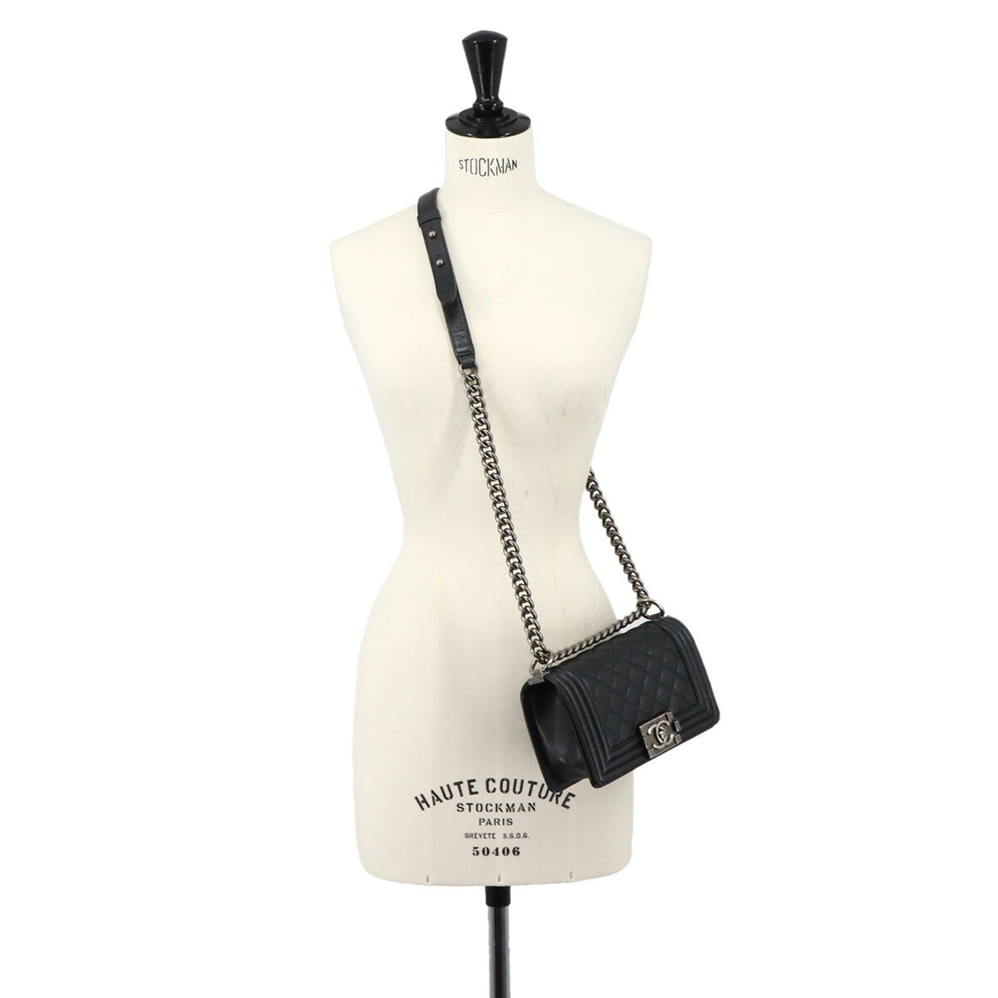 CHANEL Handbag Shoulder Bag Grained Calfskin