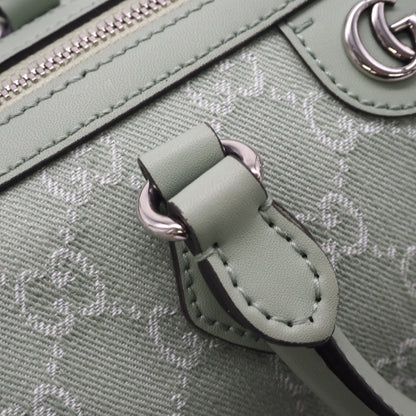 GUCCI Boston Bag Handbag Gg Canvas