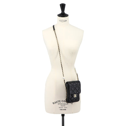 CHANEL Handbag Shoulder Bag Leather