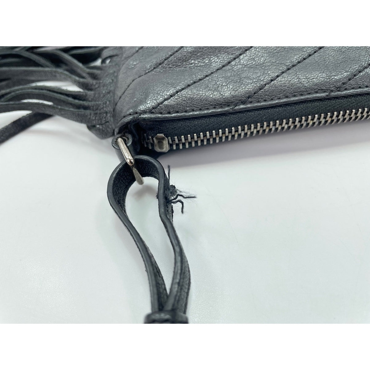 YVES SAINT LAURENT Shoulder Bag Black Clear