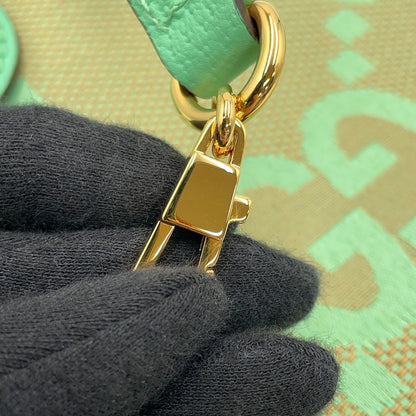 Shoulder Bag Canvas Leather Gucci Handbag