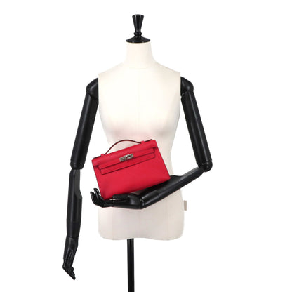 HERMES Handbag Pochette Swift Leather