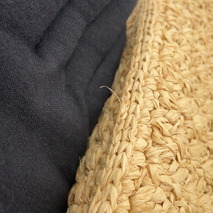 Raffia leather bag celine shoulder