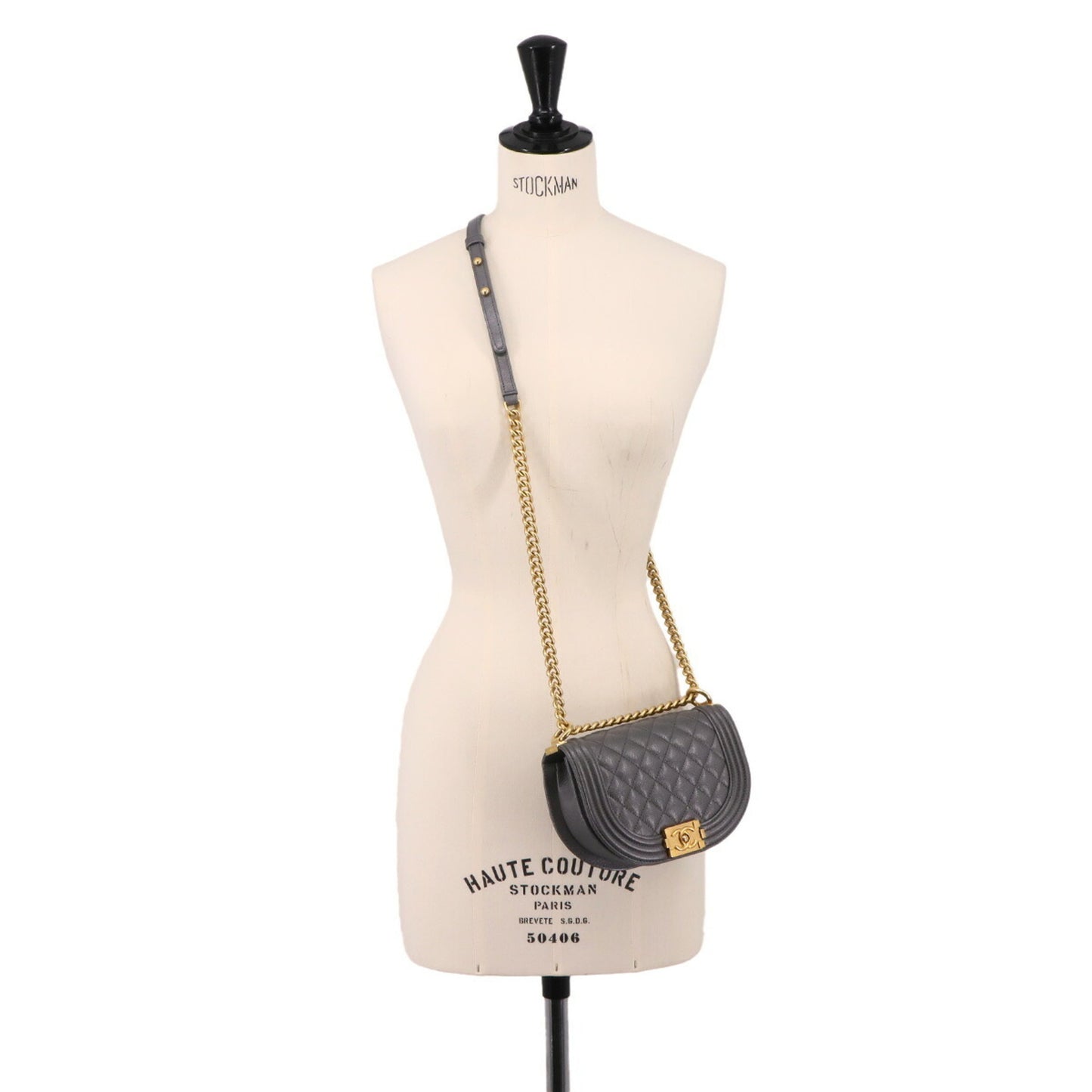 CHANEL Handbag Shoulder Bag Grained Calfskin