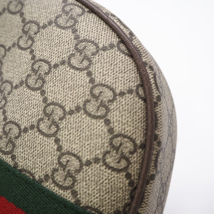 GUCCI Handbag Shoulder Bag Coated Canvas Leather