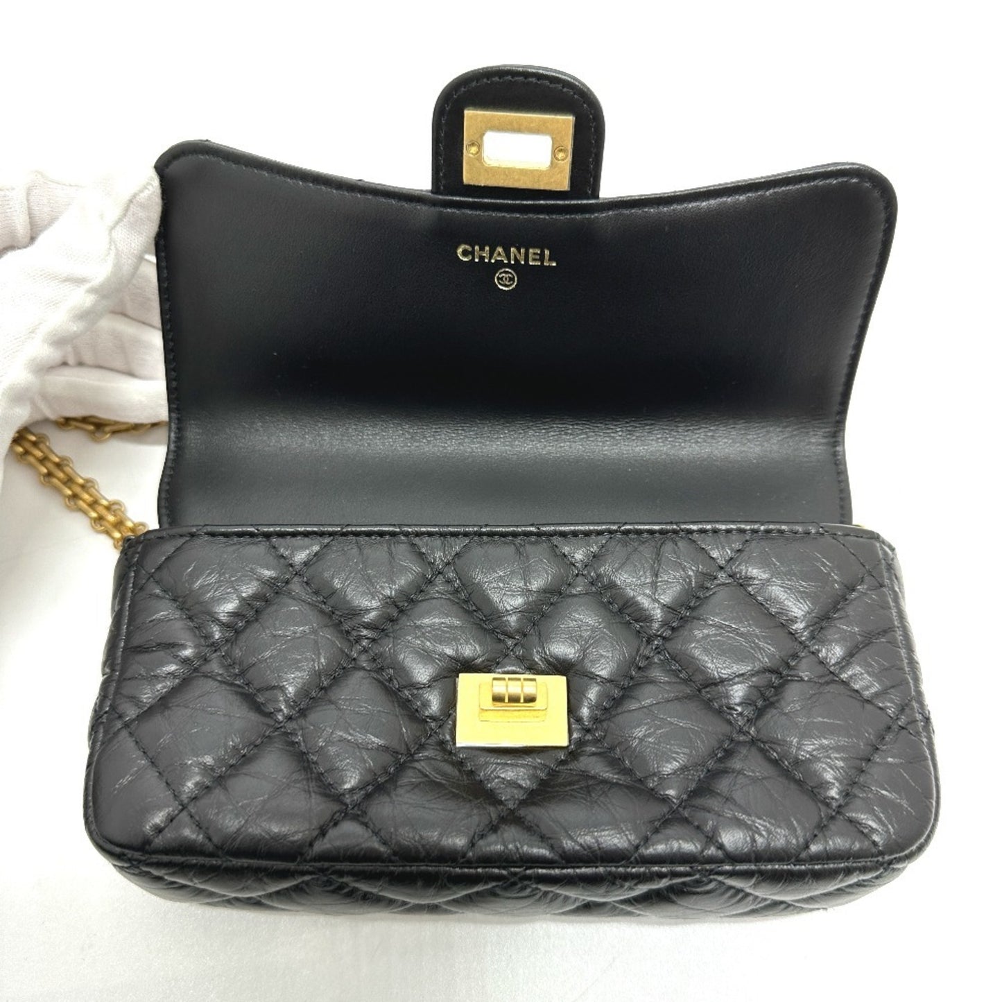 CHANEL Shoulder Bag Leather
