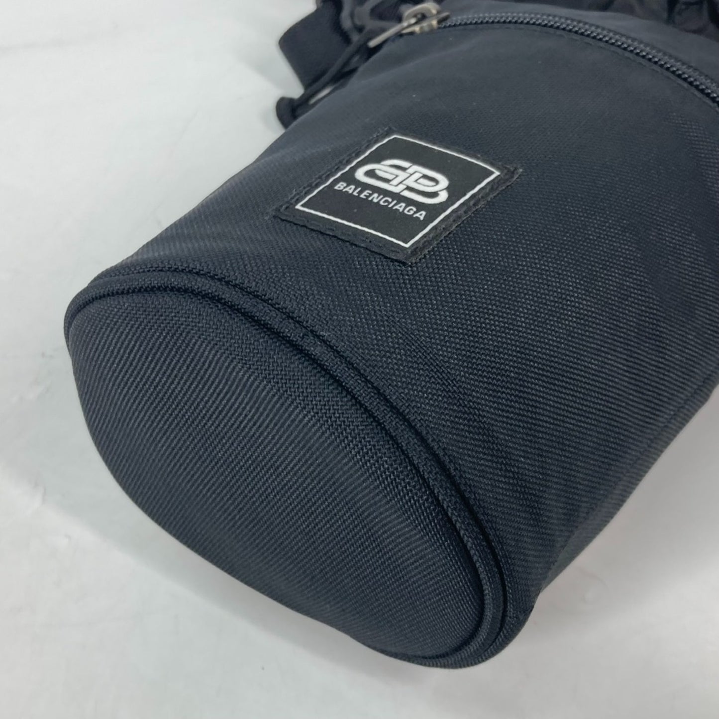 BALENCIAGA Pochette Shoulder Bag Nylon Leather