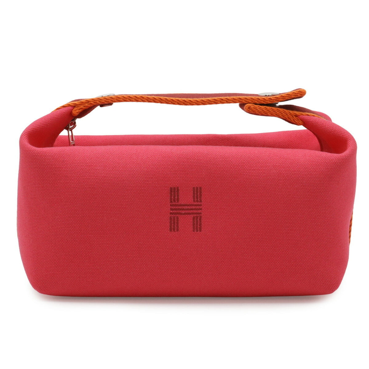 HERMES Handbag Pouch Canvas