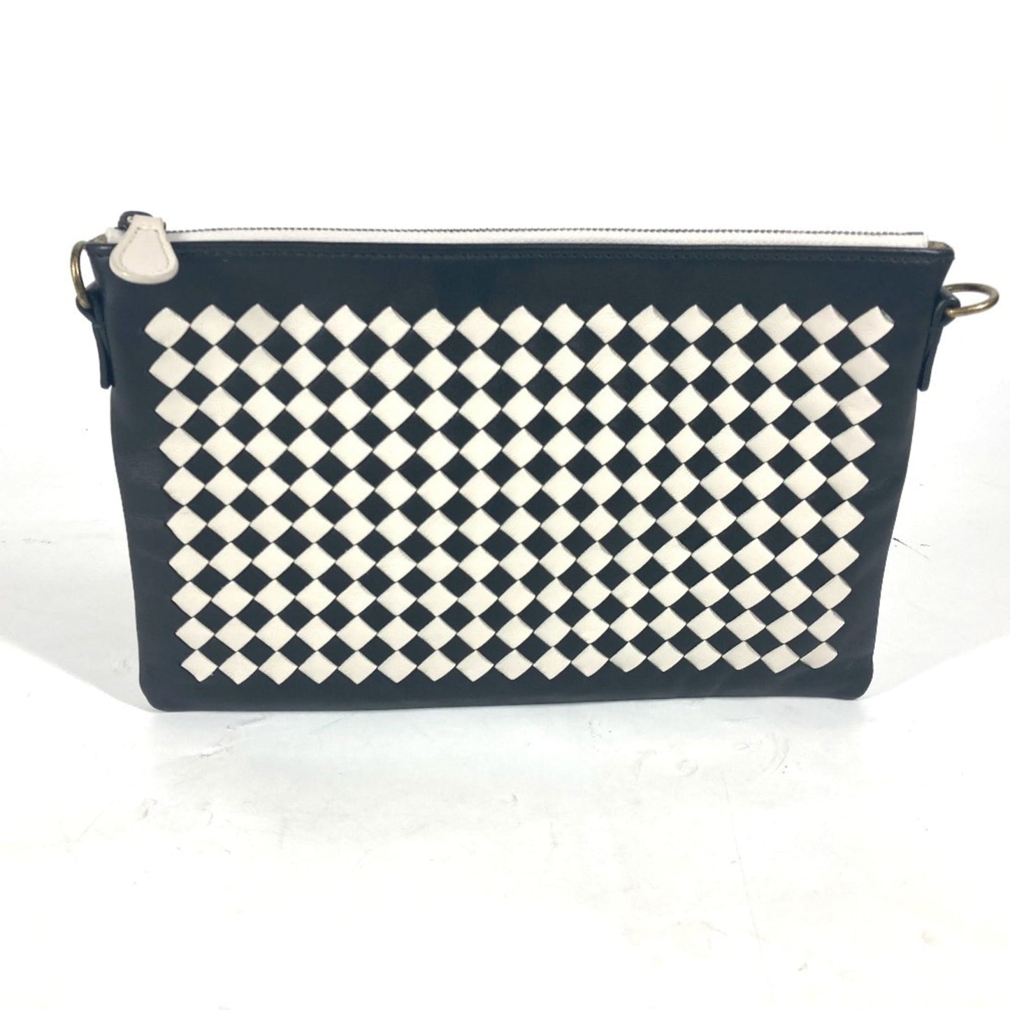 BOTTEGA VENETA Clutch Bag Pochette Pouch Shoulder Bag Leather