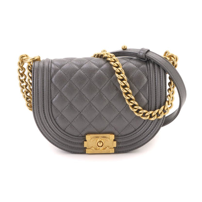 CHANEL Handbag Shoulder Bag Grained Calfskin