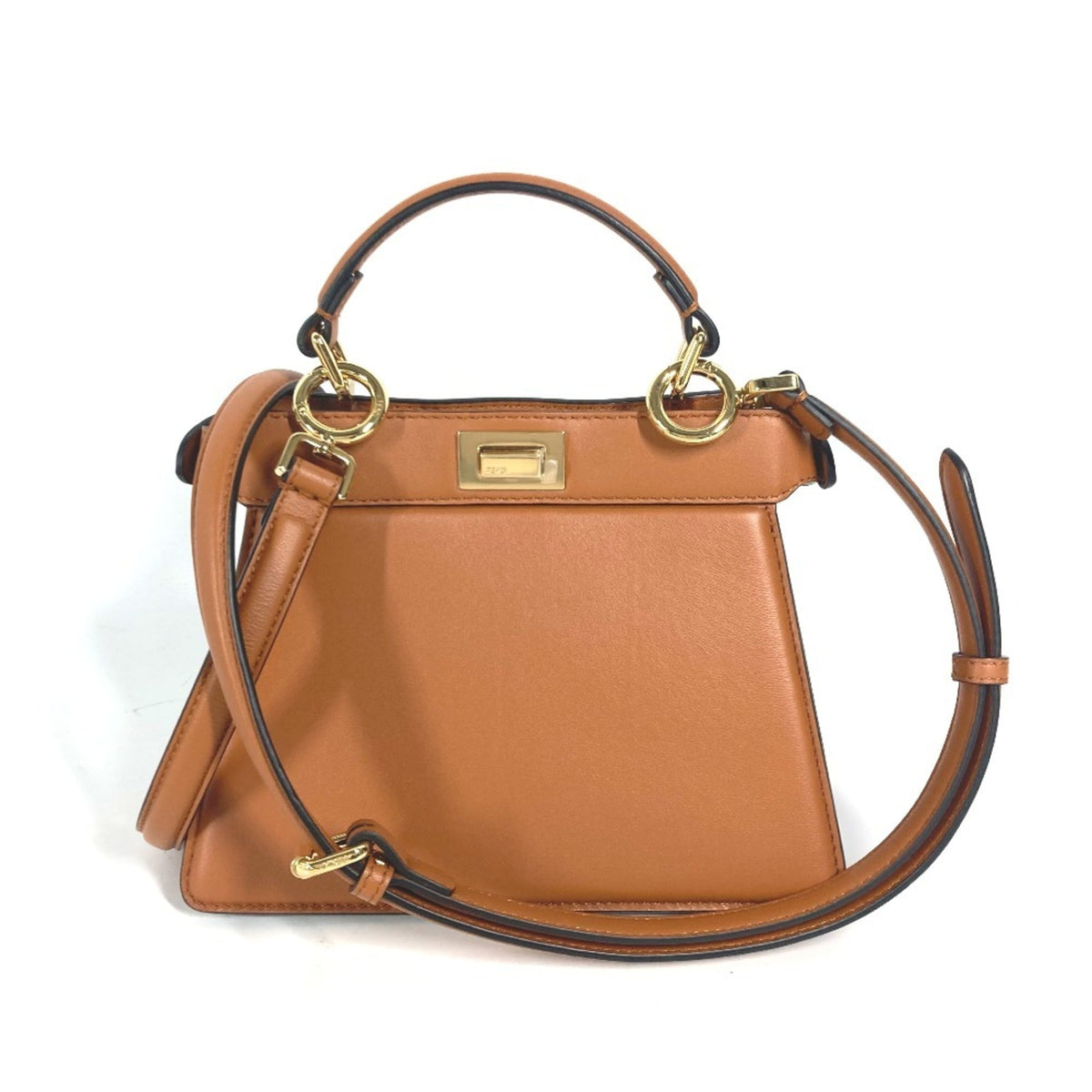 FENDI Handbag Shoulder Bag Leather