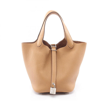 Hermes Handbag Clemence Leather Taurillon