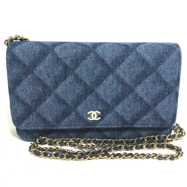 Shoulder bag denim by Chanel