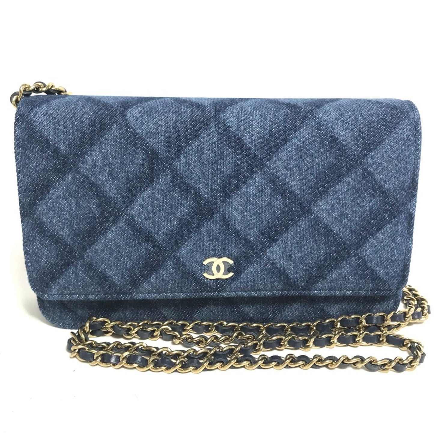 Shoulder bag denim by Chanel