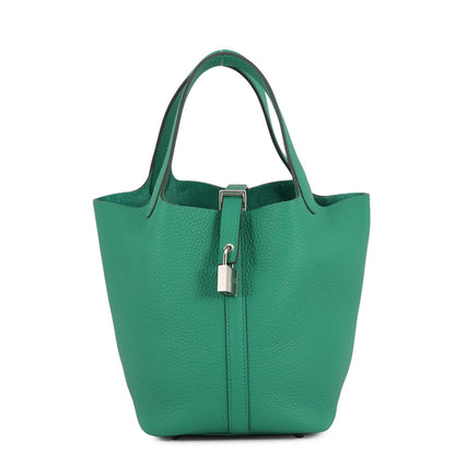 HERMES Handbag Tote Bag Taurillon Clemence Leather