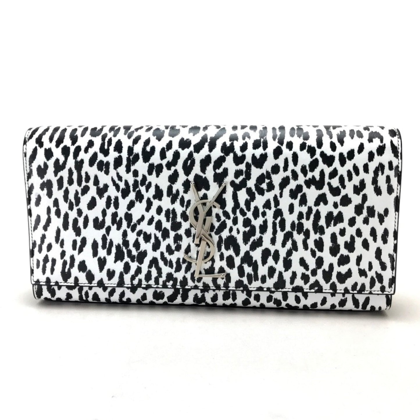 SAINT LAURENT Clutch Bag Leather