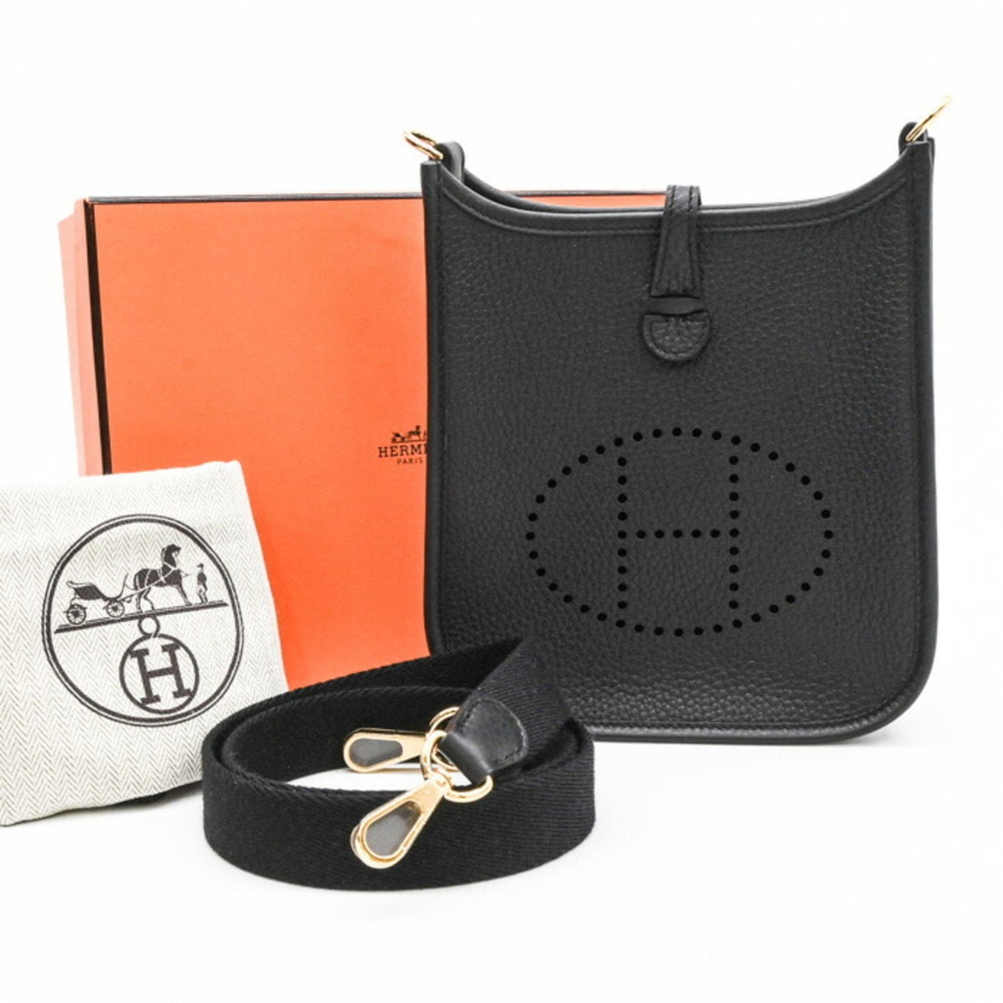 Hermes Shoulder Bag Taurillon Clemence Leather