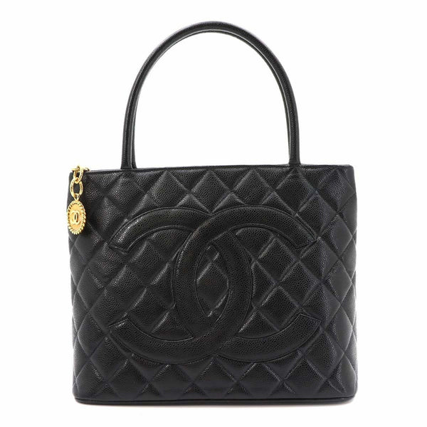 Handbag Chanel Tote Calfskin Grained