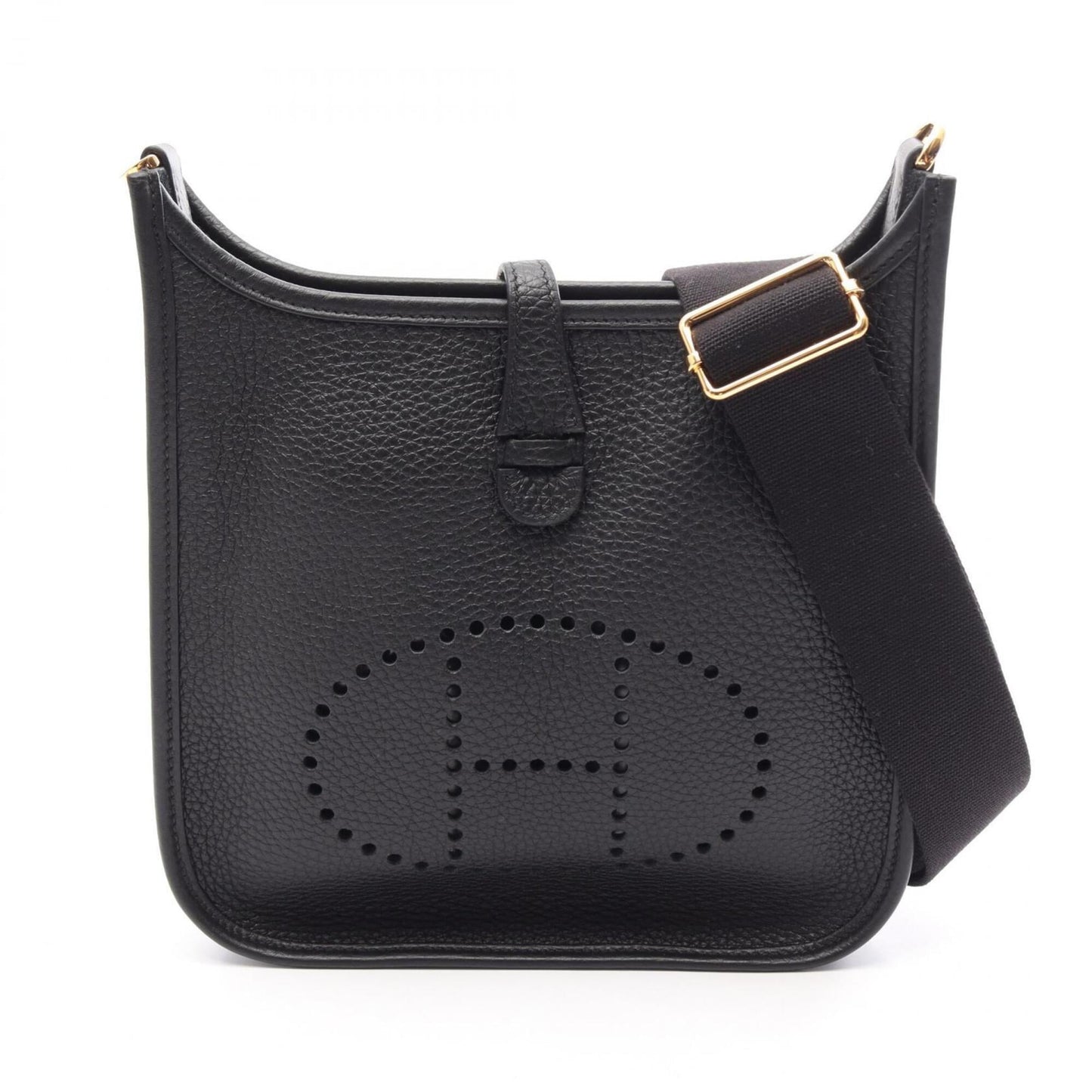 HERMES Shoulder Bag Taurillon Clemence Leather