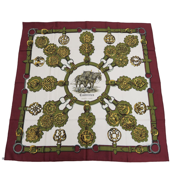 Hermes silk scarf