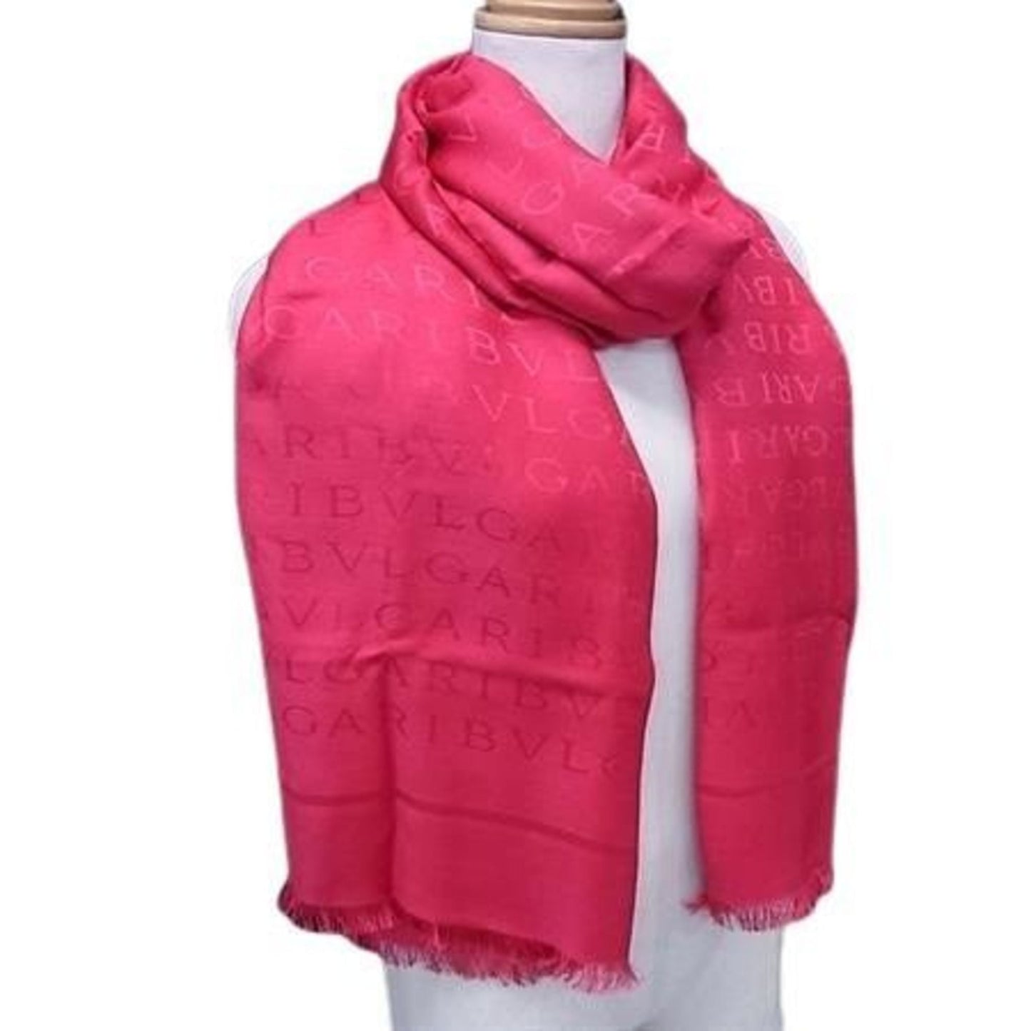 Bvlgari stole silk wool 60% 40%