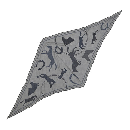 Hermes Scarf Cashmere 70% Cotton 30%