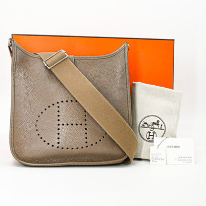 Clemence Leather Shoulder Bag By Hermes