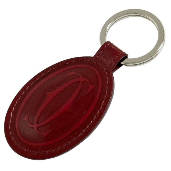 Cartier Keyring Leather Metal