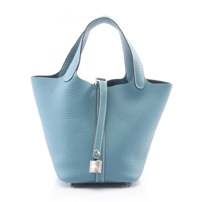 HERMES Handbag Taurillon Clemence Leather