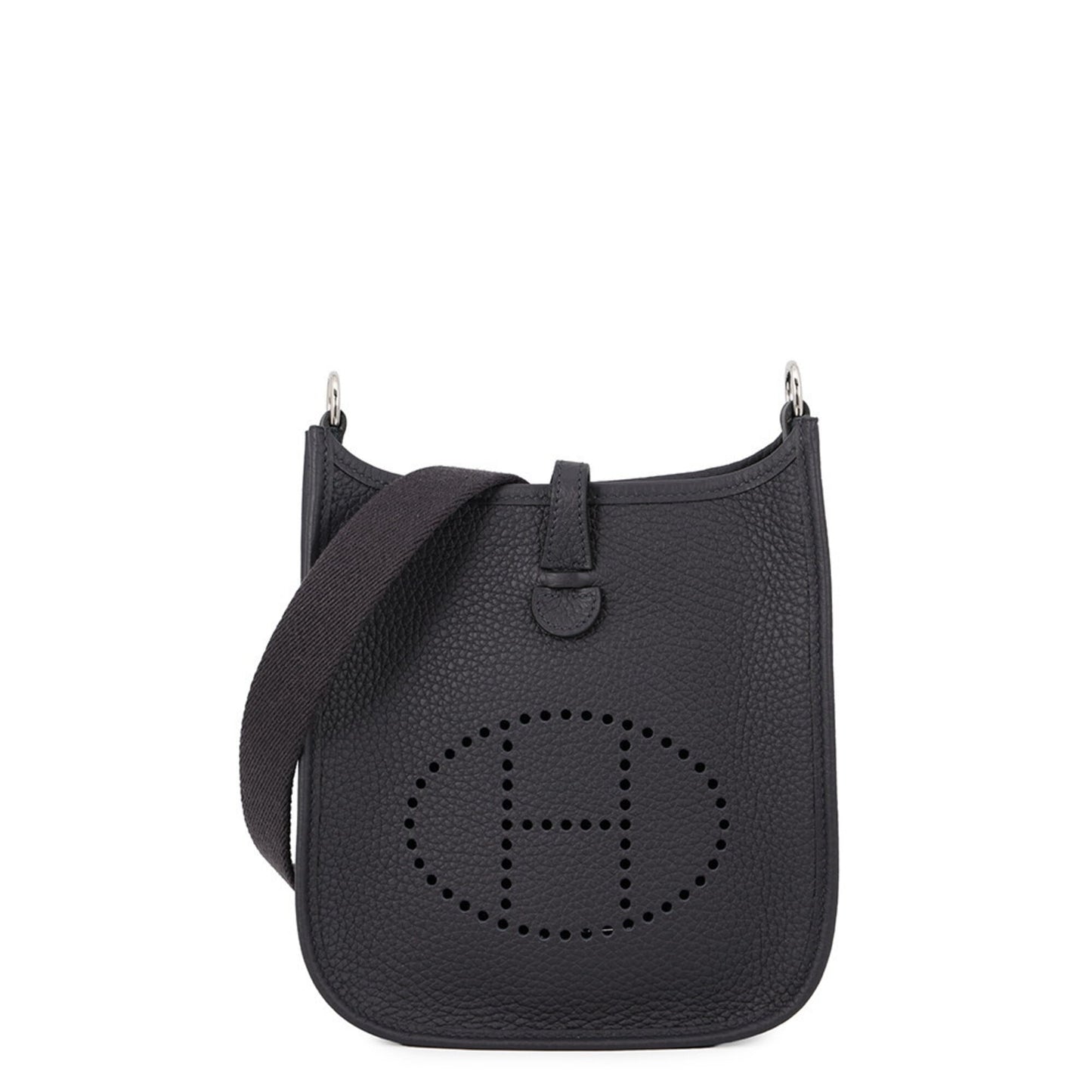 HERMES Shoulder Bag Taurillon Clemence Leather