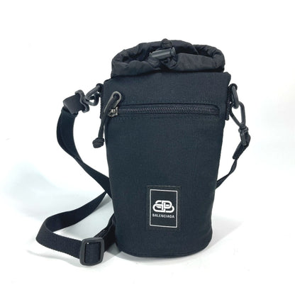 BALENCIAGA Pochette Shoulder Bag Nylon Leather