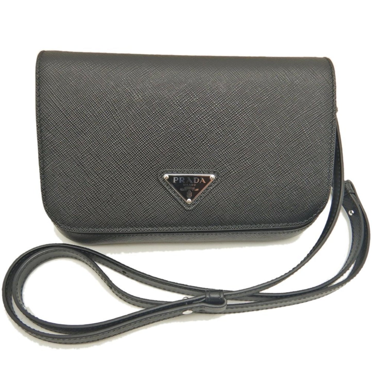 Shoulder Bag Leather By Prada