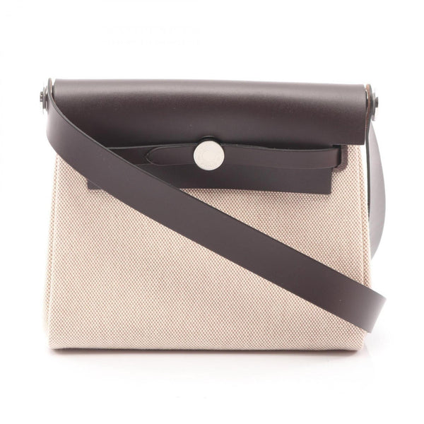 Hermes Handbag Shoulder Bag Canvas Toile H