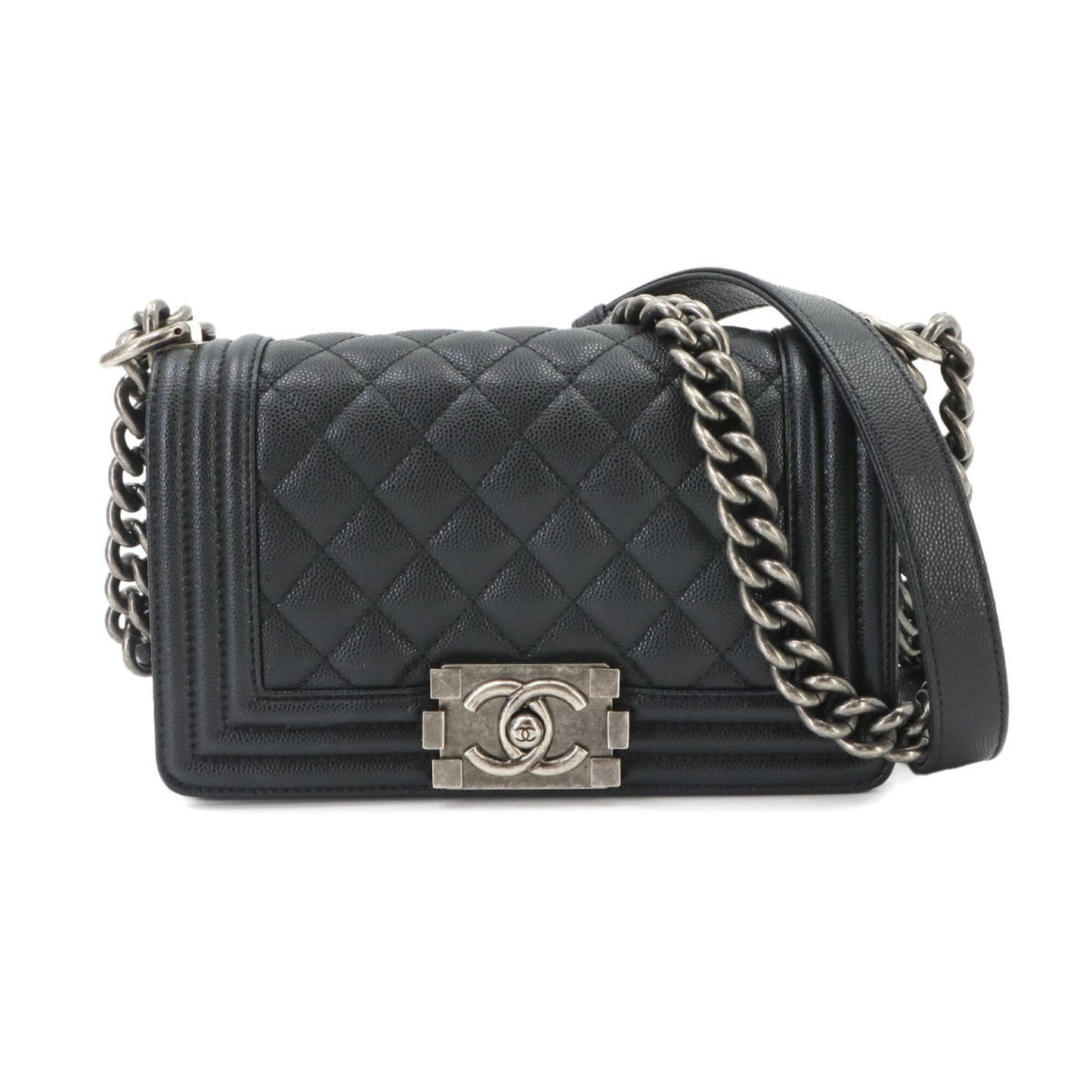 CHANEL Handbag Shoulder Bag Grained Calfskin