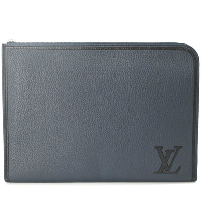 LOUIS VUITTON Clutch Bag Leather