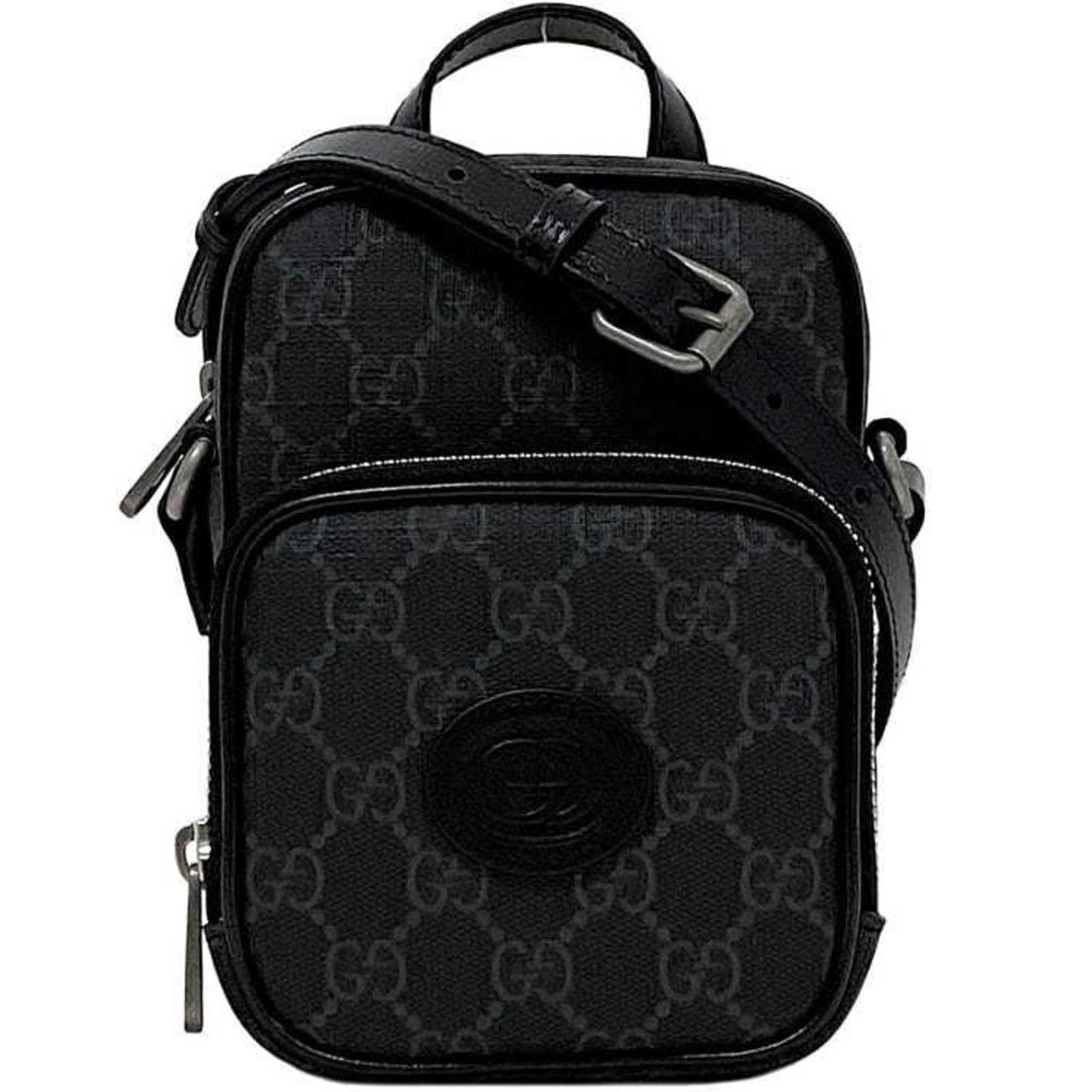 Pochette Shoulder Bag Gucci Leather Pvc