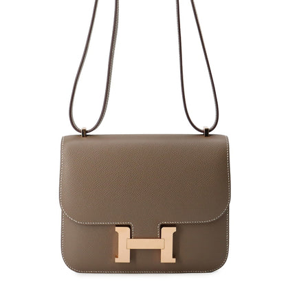 Handbag Hermes Leather Shoulder Epsom Bag