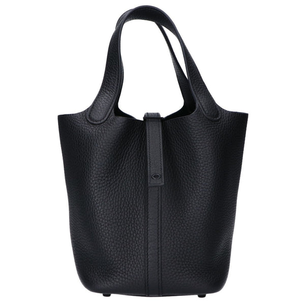 Hermes Handbag Clemence Leather Taurillon