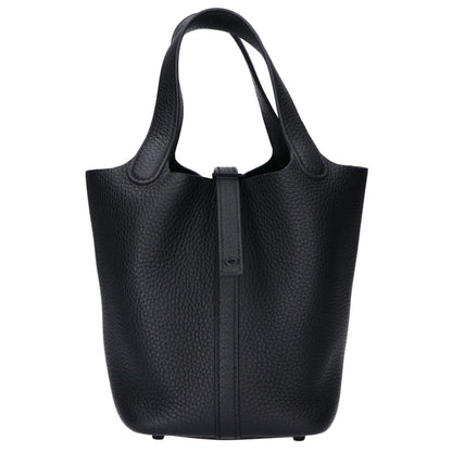 Hermes Handbag Clemence Leather Taurillon