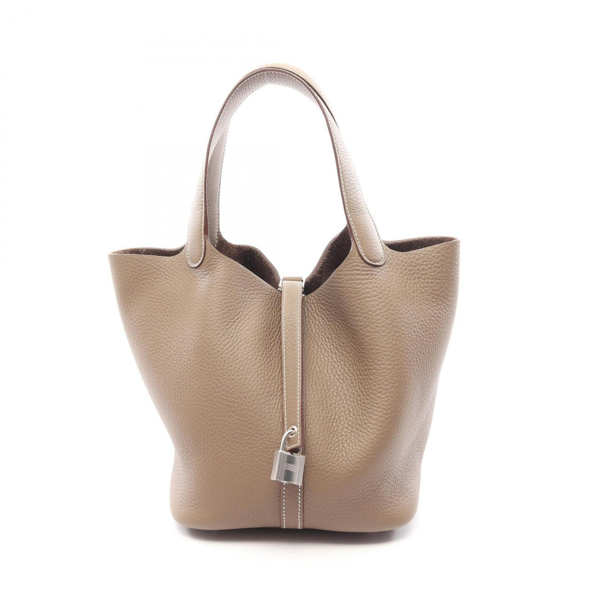 HERMES Handbag Taurillon Clemence Leather